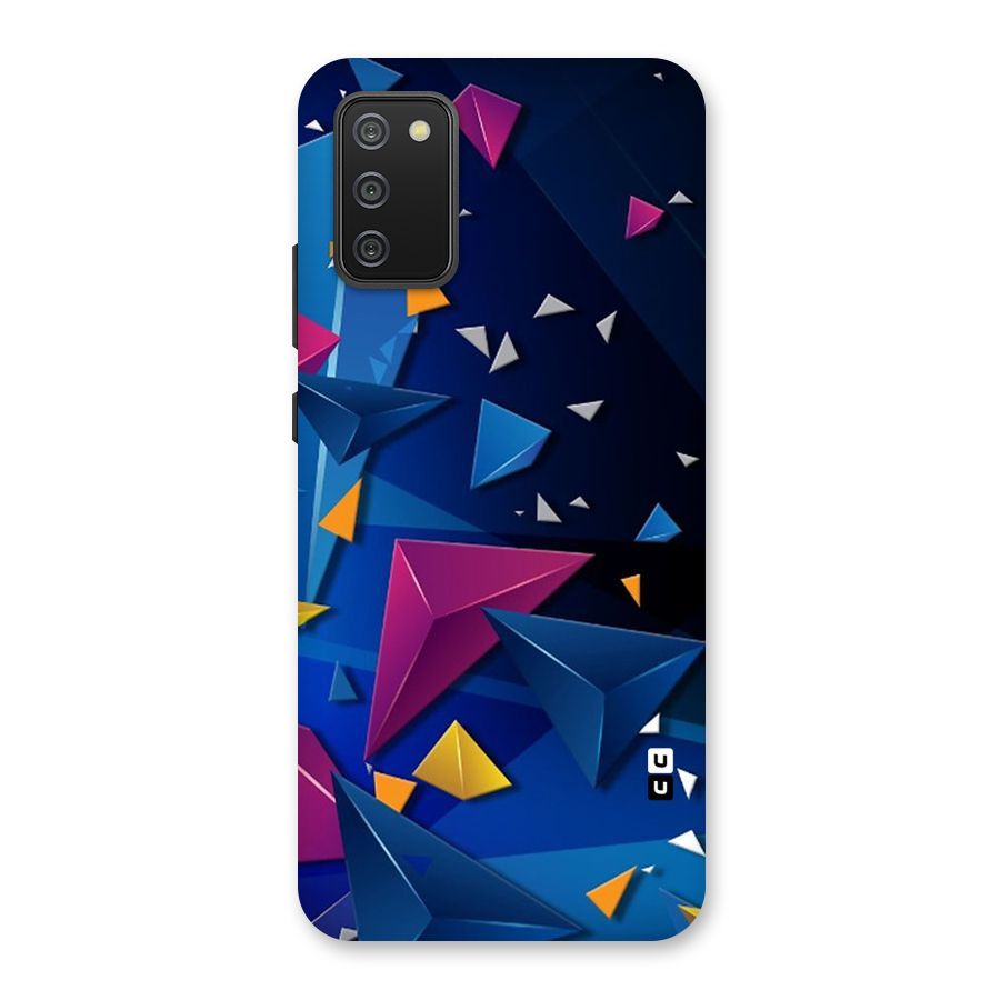 Space Colored Triangles Back Case for Galaxy M02s