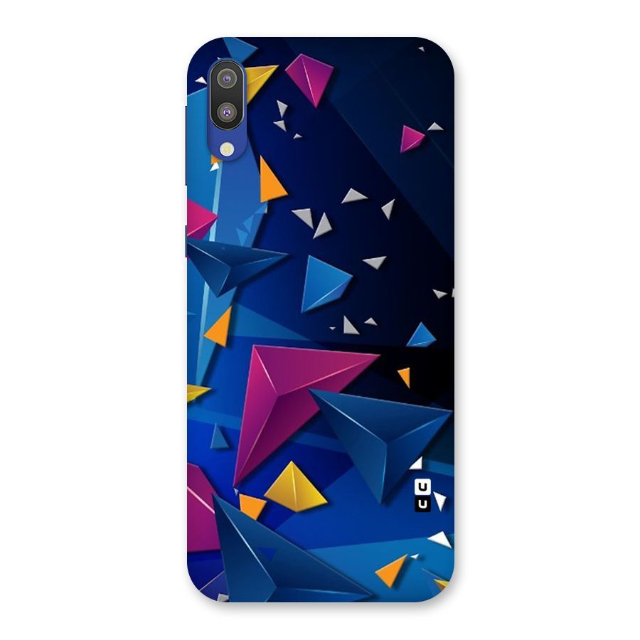 Space Colored Triangles Back Case for Galaxy M10