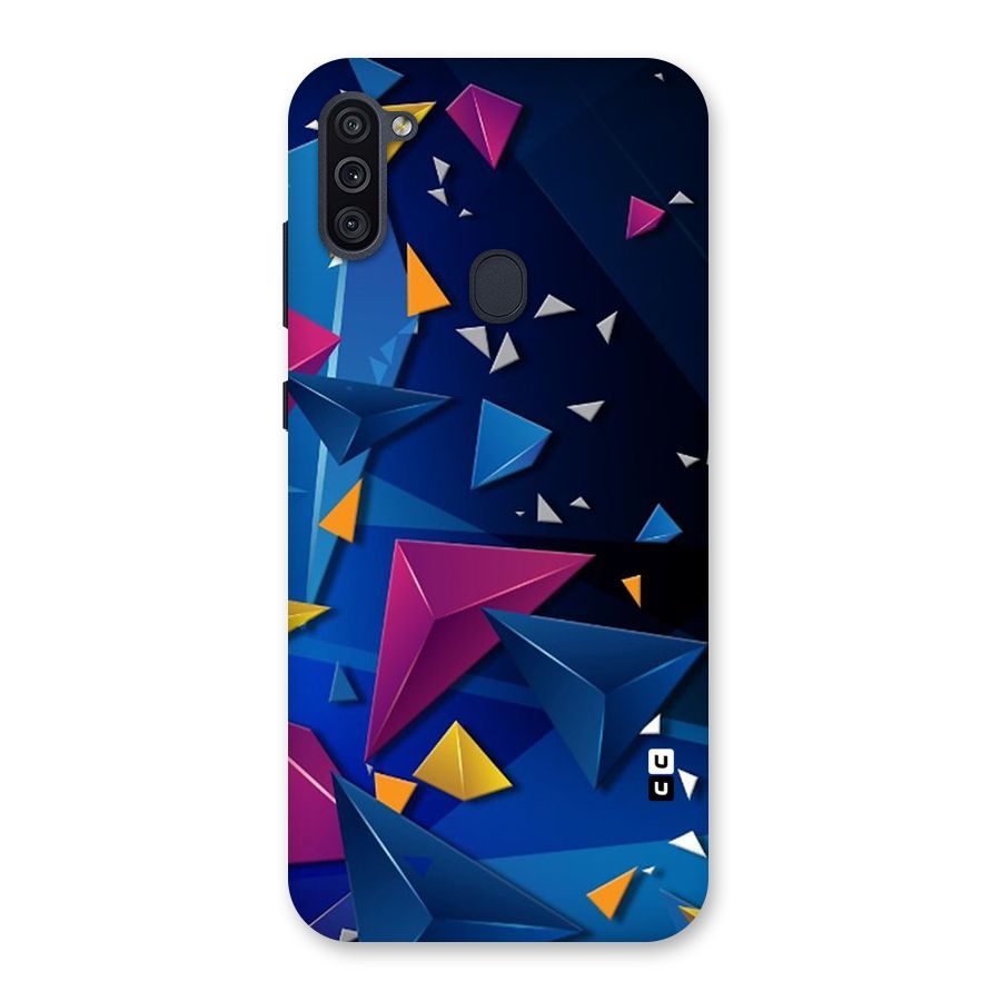 Space Colored Triangles Back Case for Galaxy M11
