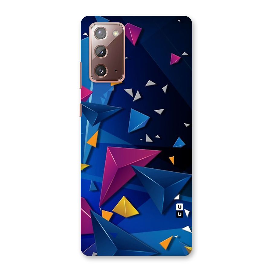 Space Colored Triangles Back Case for Galaxy Note 20