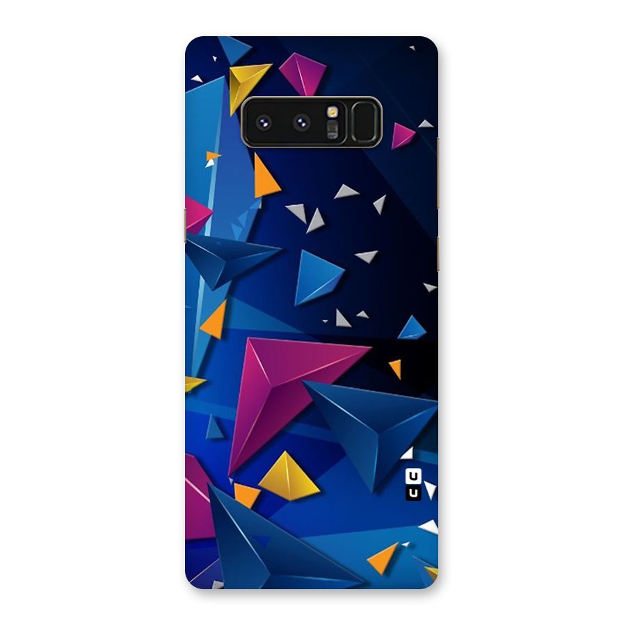 Space Colored Triangles Back Case for Galaxy Note 8