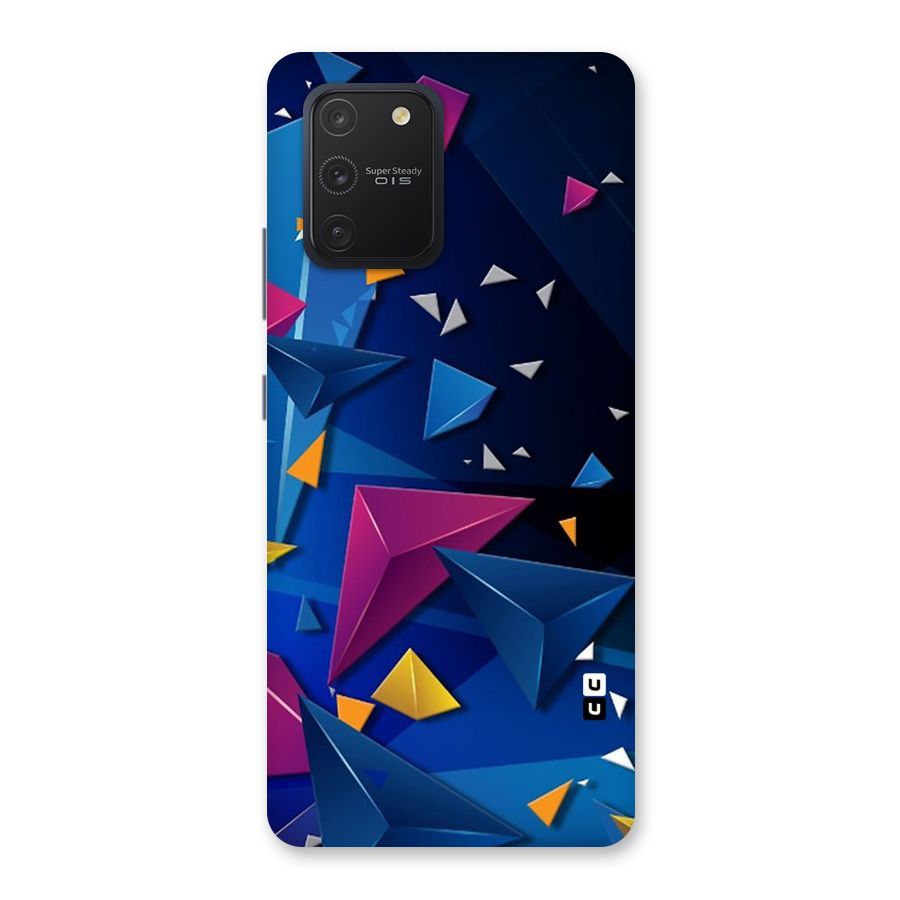 Space Colored Triangles Back Case for Galaxy S10 Lite
