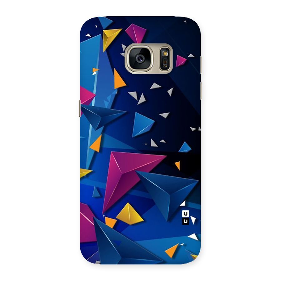 Space Colored Triangles Back Case for Galaxy S7