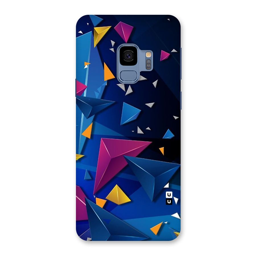 Space Colored Triangles Back Case for Galaxy S9