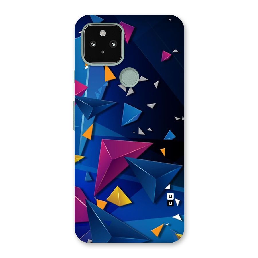 Space Colored Triangles Back Case for Google Pixel 5