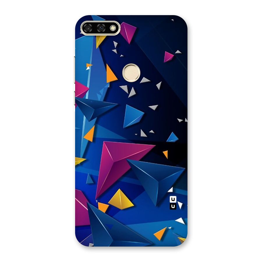 Space Colored Triangles Back Case for Honor 7A