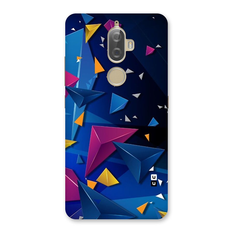 Space Colored Triangles Back Case for Lenovo K8 Plus