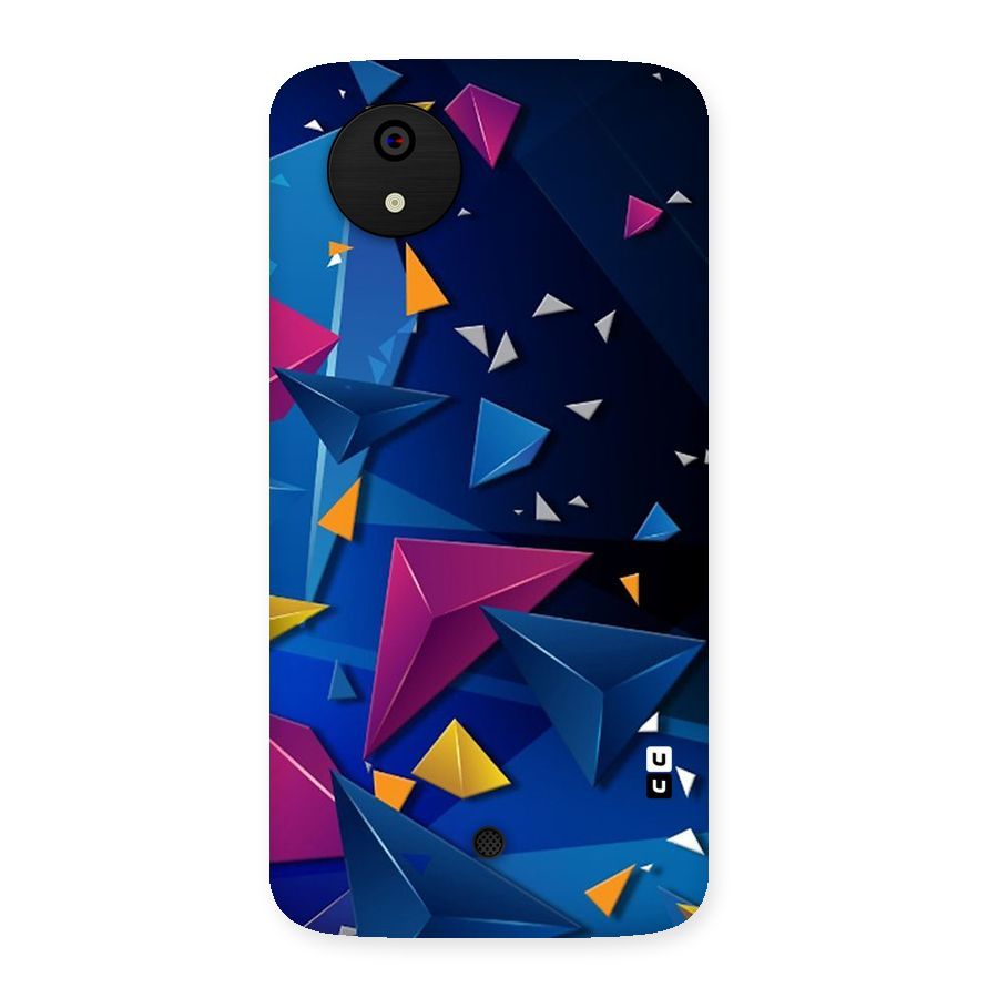 Space Colored Triangles Back Case for Micromax Canvas A1