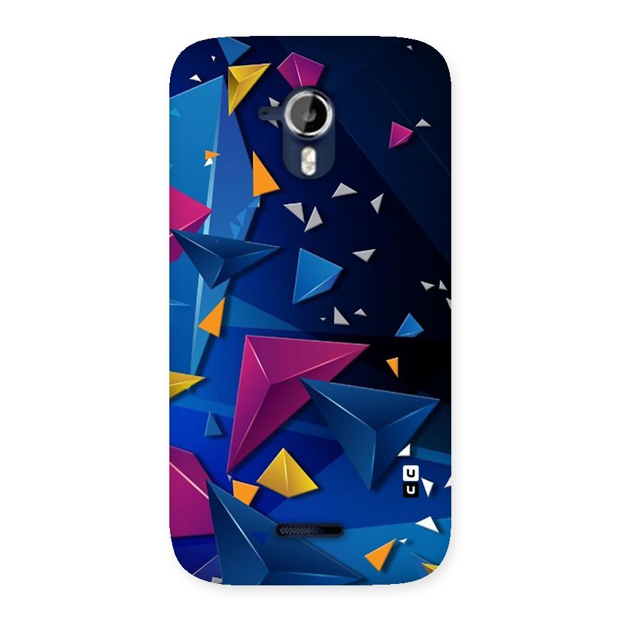 Space Colored Triangles Back Case for Micromax Canvas Magnus A117