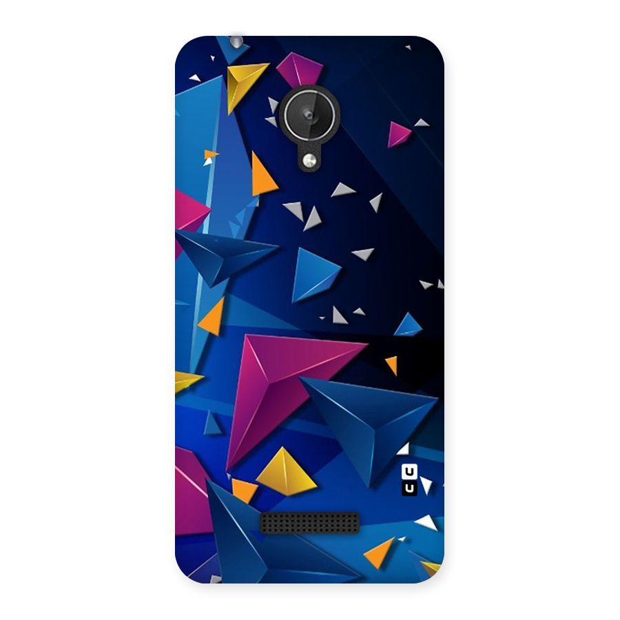 Space Colored Triangles Back Case for Micromax Canvas Spark Q380