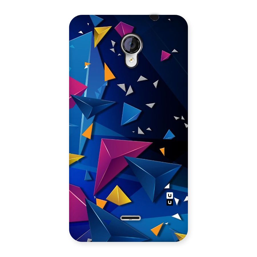 Space Colored Triangles Back Case for Micromax Unite 2 A106