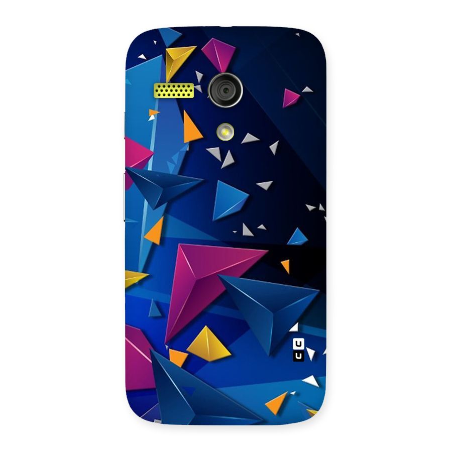 Space Colored Triangles Back Case for Moto G