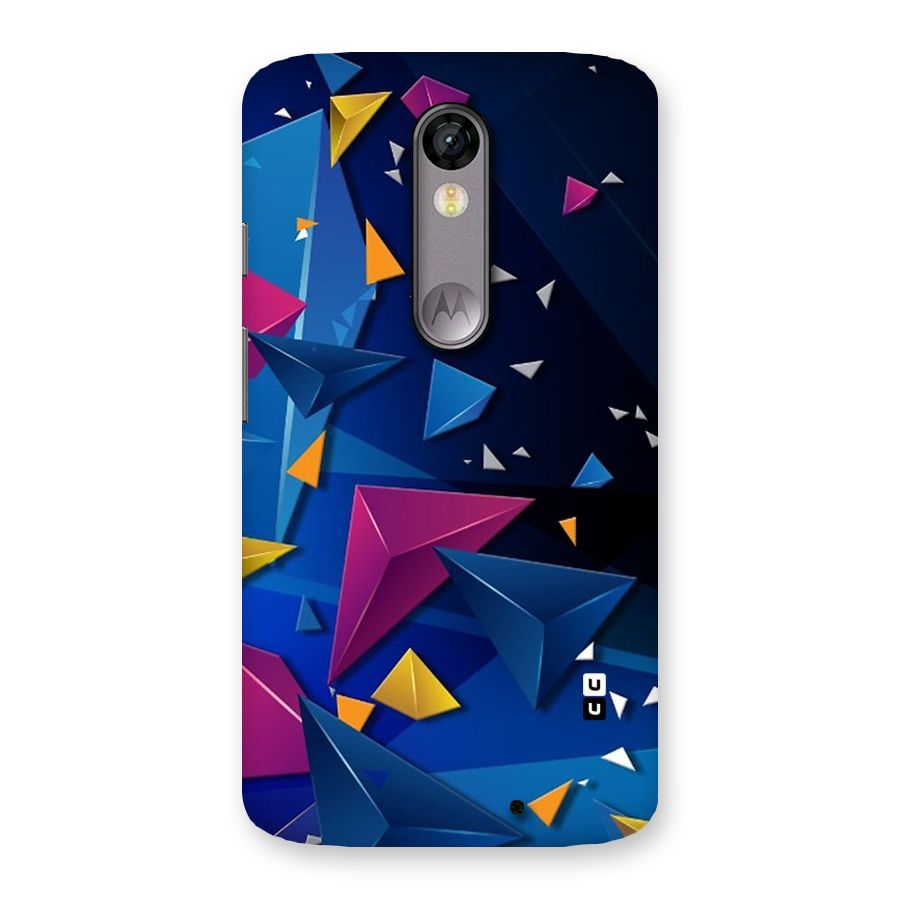 Space Colored Triangles Back Case for Moto X Force
