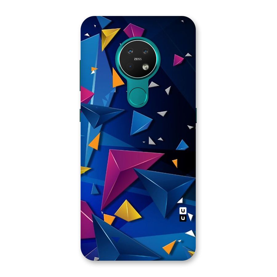 Space Colored Triangles Back Case for Nokia 7.2