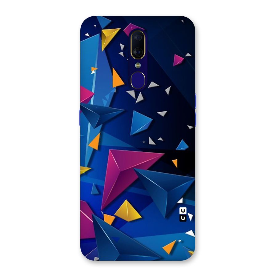 Space Colored Triangles Back Case for Oppo F11