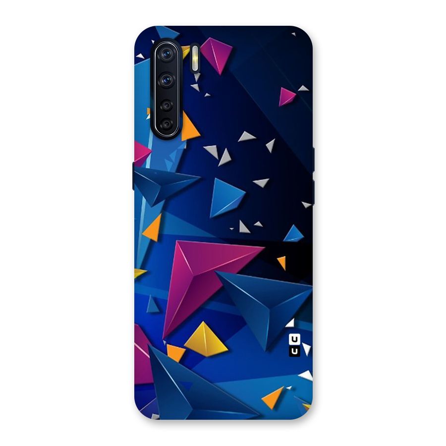 Space Colored Triangles Back Case for Oppo F15