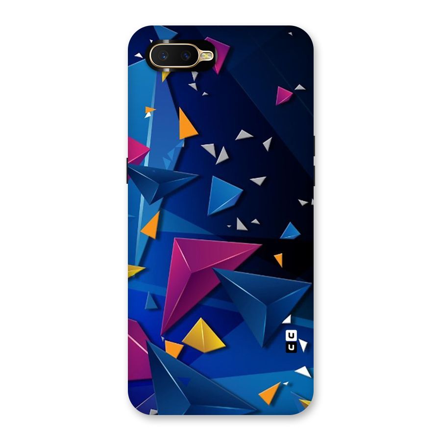 Space Colored Triangles Back Case for Oppo K1
