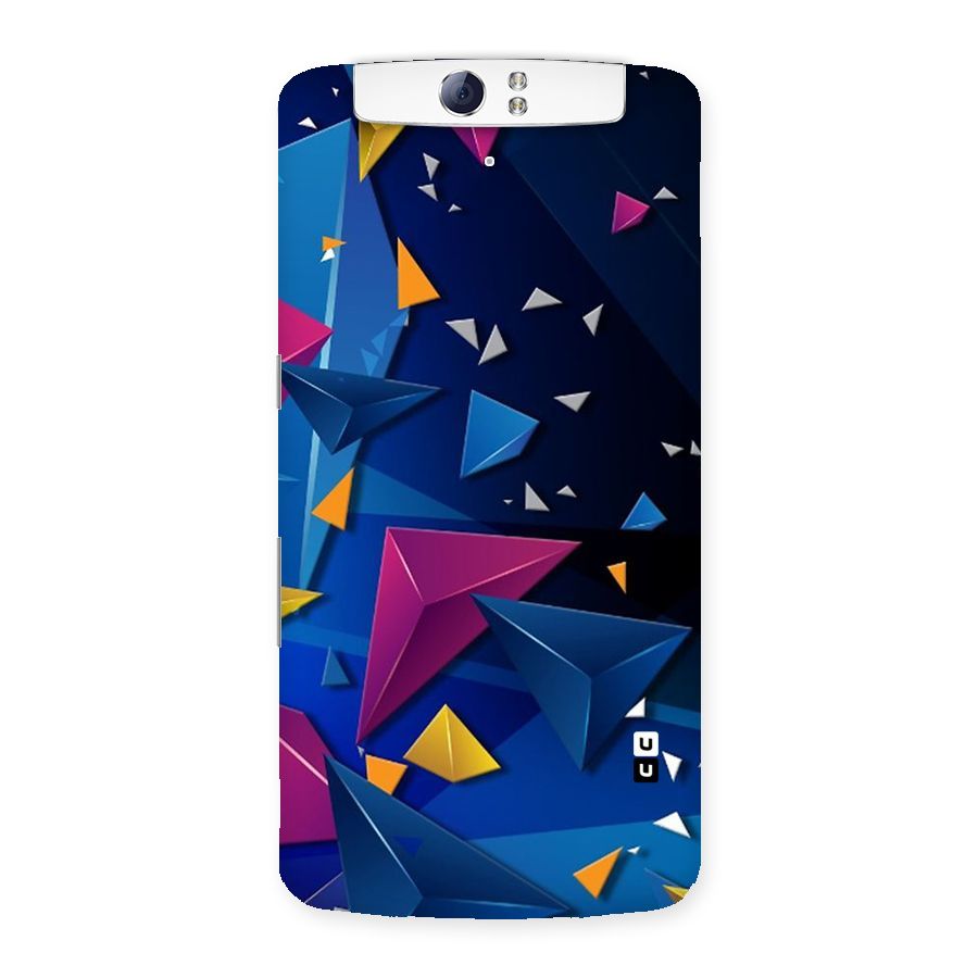 Space Colored Triangles Back Case for Oppo N1