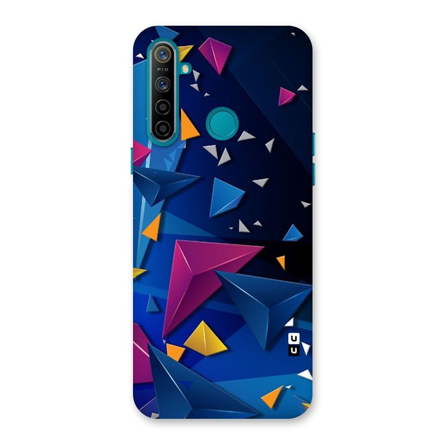Space Colored Triangles Back Case for Realme 5i