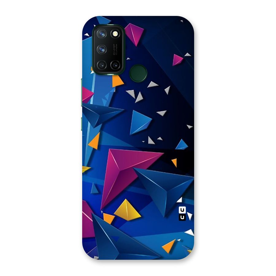 Space Colored Triangles Back Case for Realme 7i