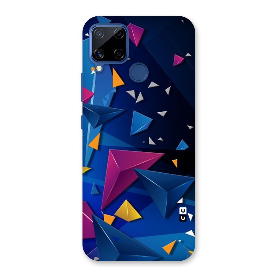 Space Colored Triangles Back Case for Realme C15