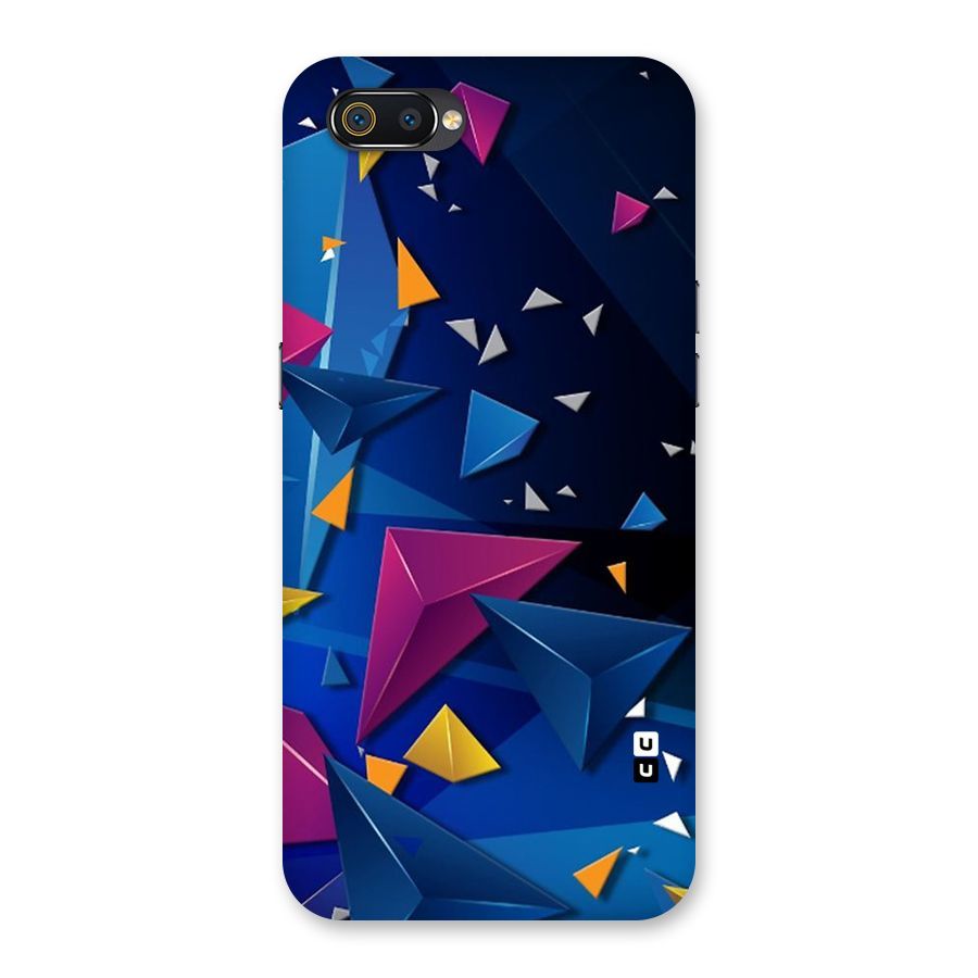 Space Colored Triangles Back Case for Realme C2