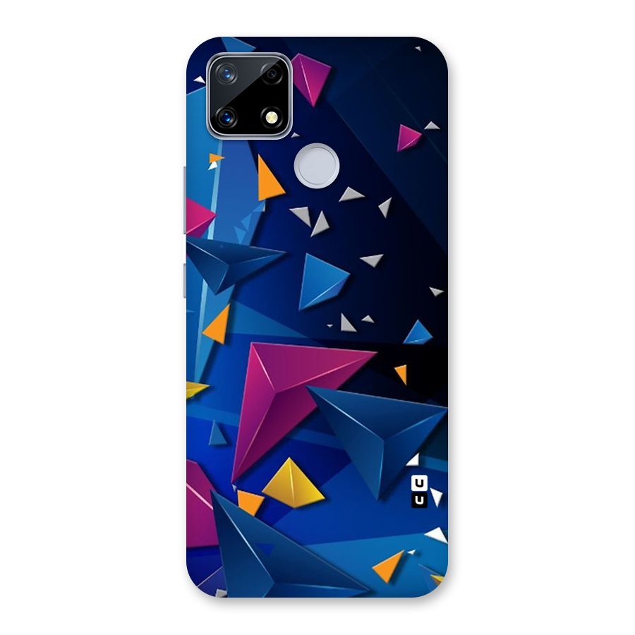 Space Colored Triangles Back Case for Realme Narzo 20