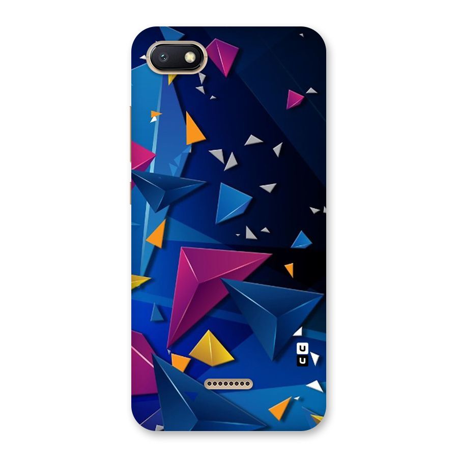 Space Colored Triangles Back Case for Redmi 6A