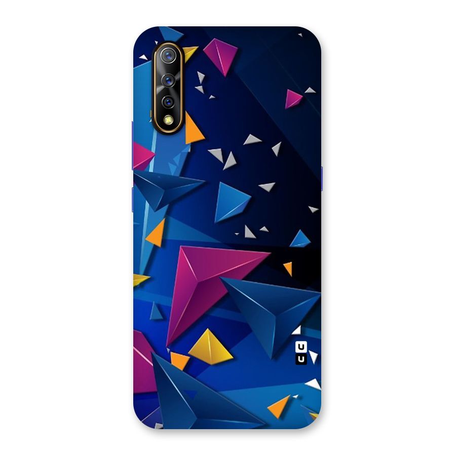 Space Colored Triangles Back Case for Vivo S1