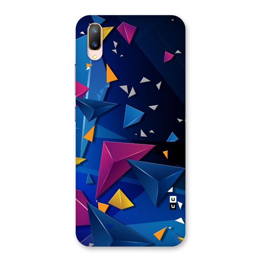 Space Colored Triangles Back Case for Vivo V11 Pro