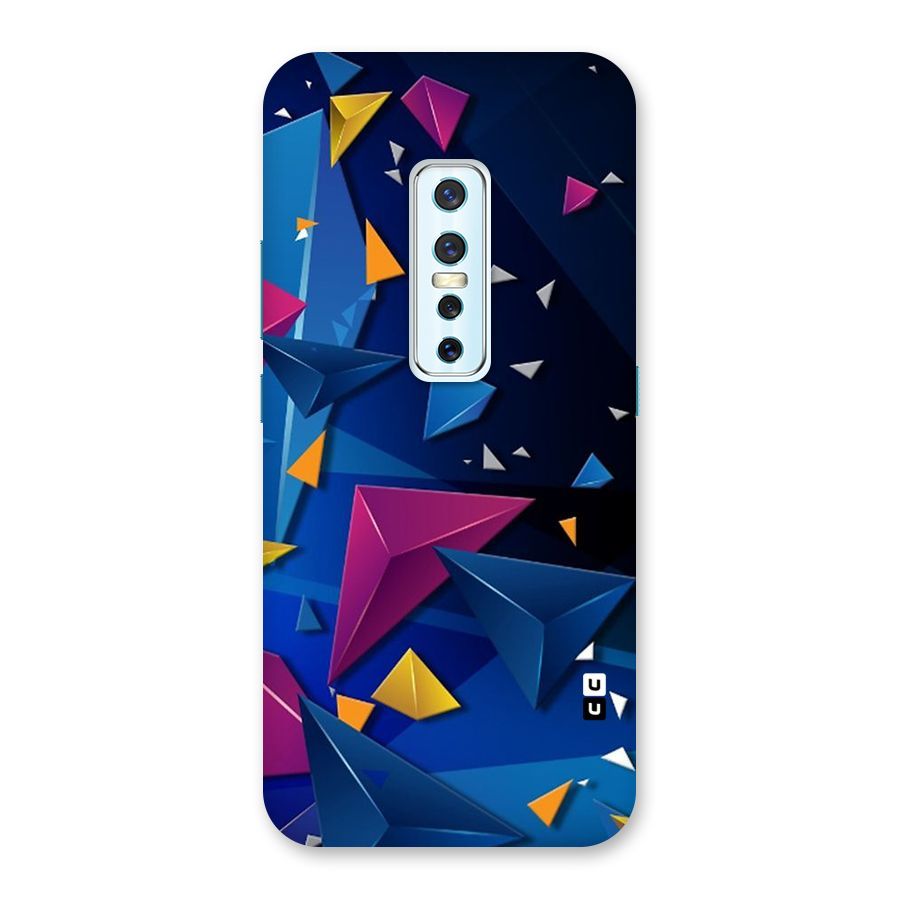 Space Colored Triangles Back Case for Vivo V17 Pro
