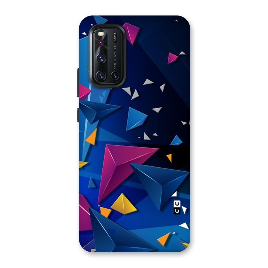 Space Colored Triangles Back Case for Vivo V19