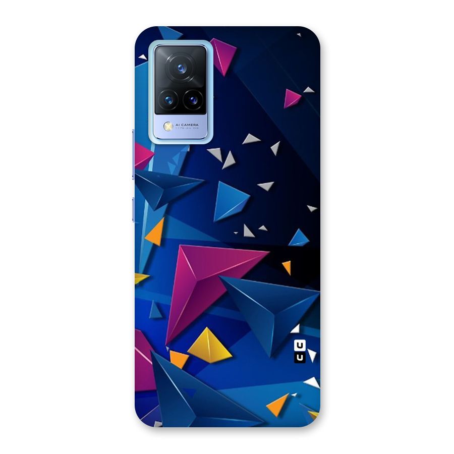 Space Colored Triangles Back Case for Vivo V21 5G