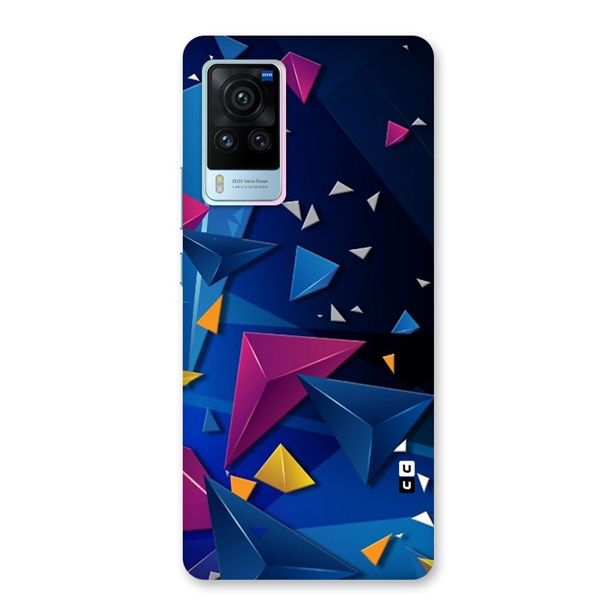Space Colored Triangles Back Case for Vivo X60 Pro