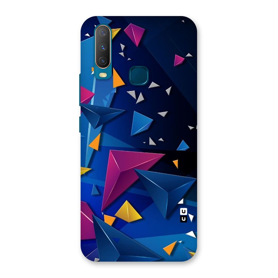 Space Colored Triangles Back Case for Vivo Y15