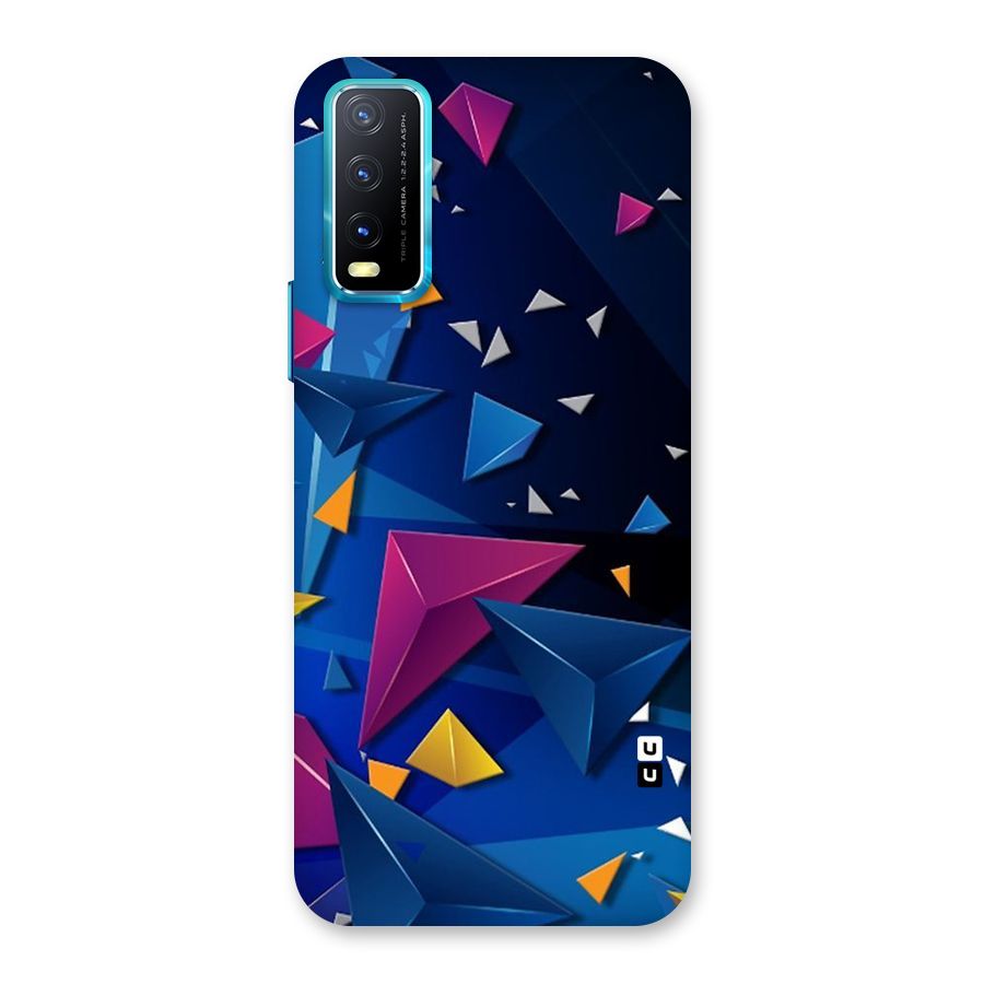 Space Colored Triangles Back Case for Vivo Y20