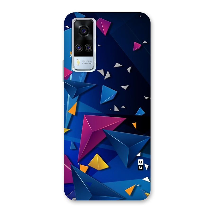 Space Colored Triangles Back Case for Vivo Y31