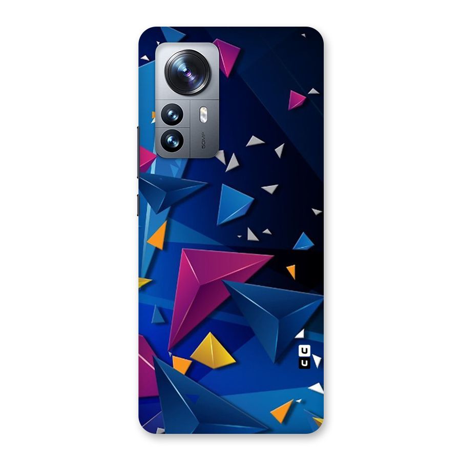 Space Colored Triangles Back Case for Xiaomi 12 Pro
