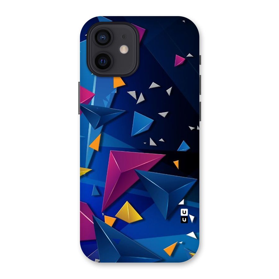 Space Colored Triangles Back Case for iPhone 12