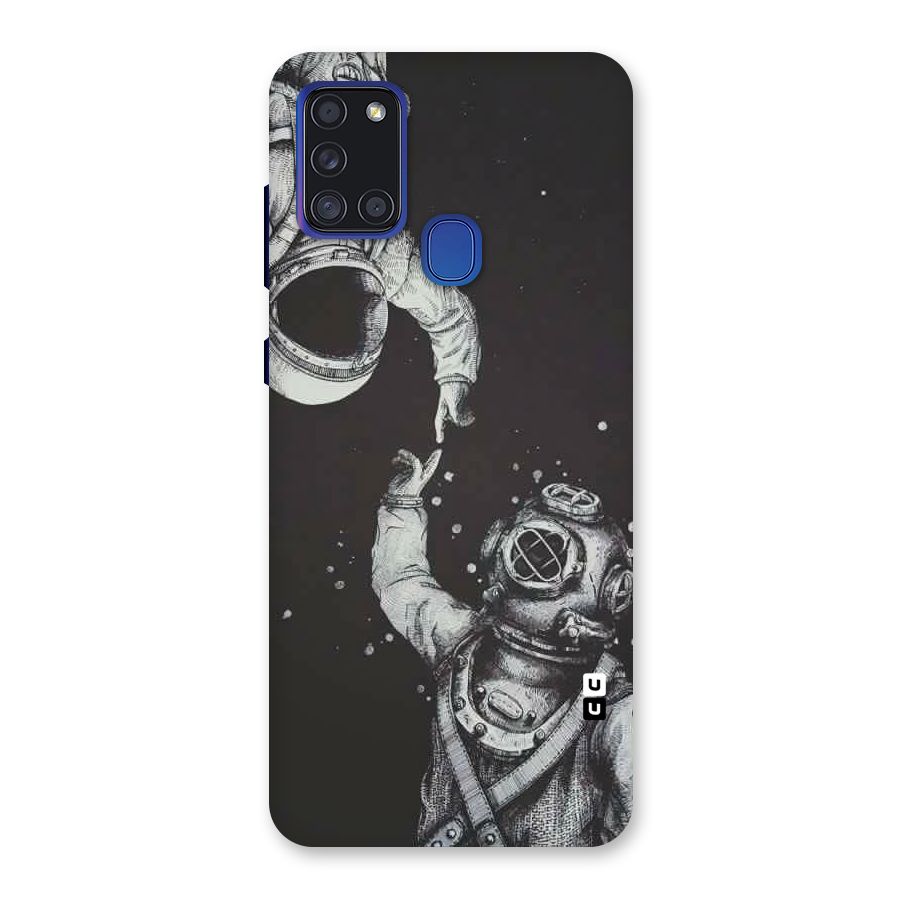 Space Meeting Back Case for Galaxy A21s