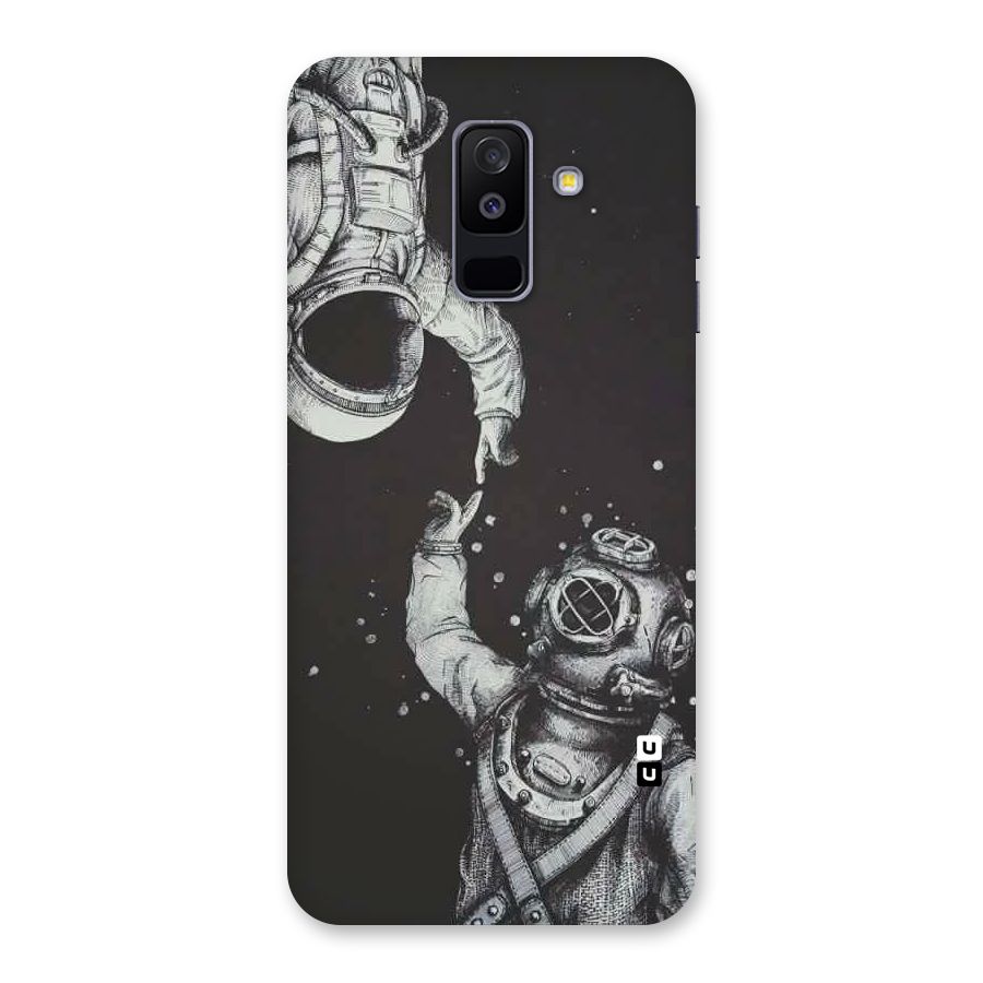 Space Meeting Back Case for Galaxy A6 Plus
