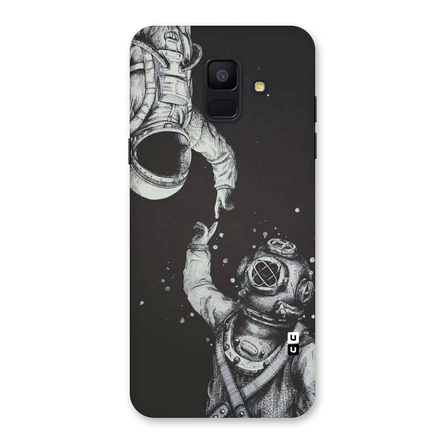 Space Meeting Back Case for Galaxy A6 (2018)