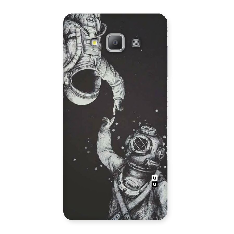 Space Meeting Back Case for Galaxy A7