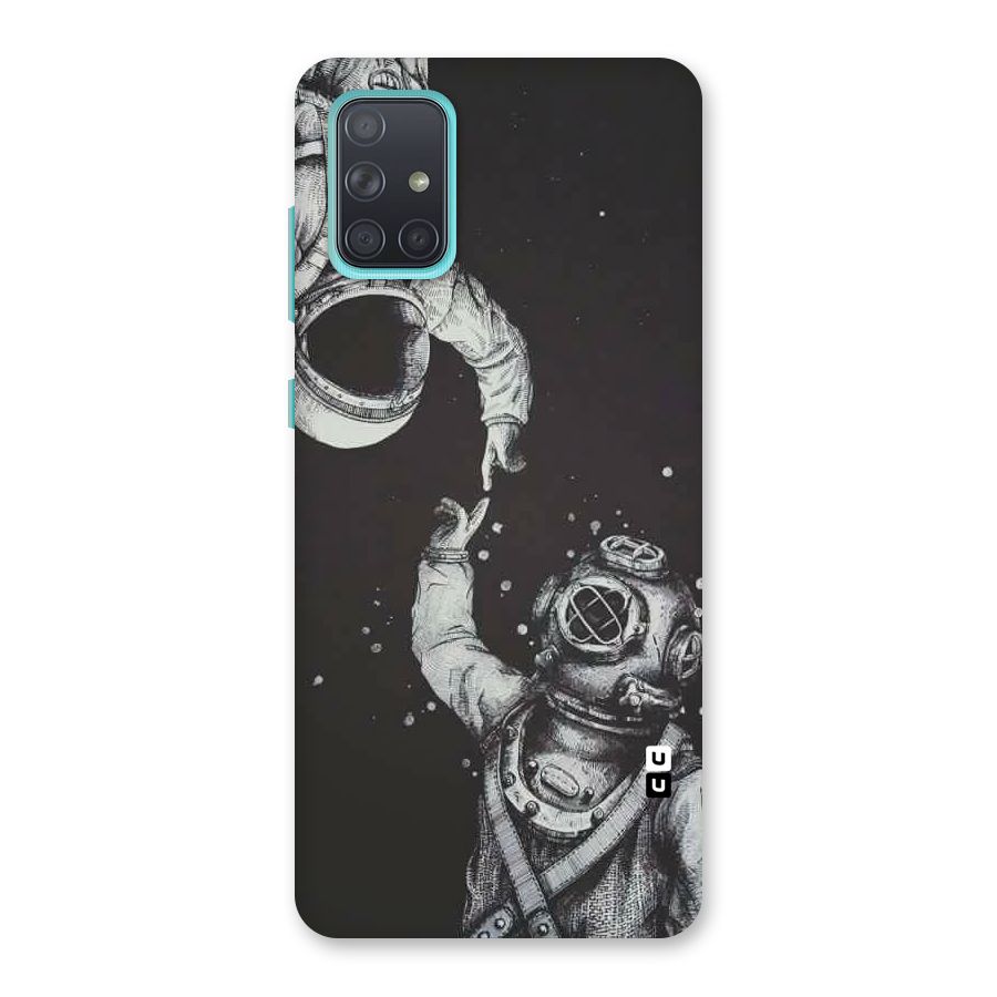 Space Meeting Back Case for Galaxy A71