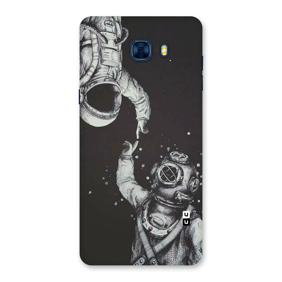 Space Meeting Back Case for Galaxy C7 Pro