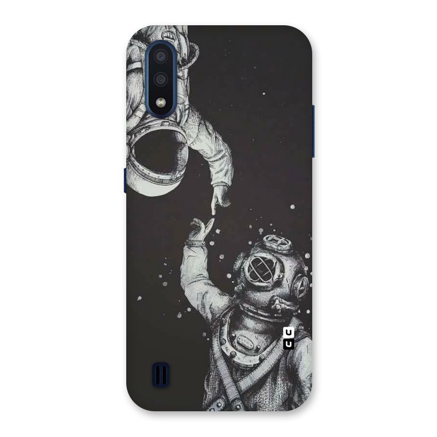 Space Meeting Back Case for Galaxy M01