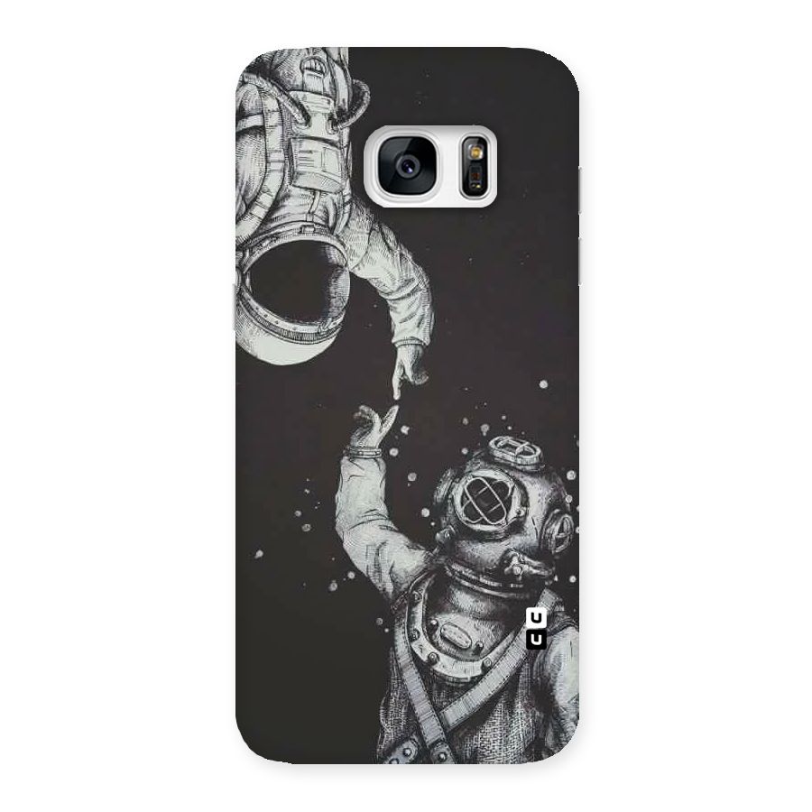 Space Meeting Back Case for Galaxy S7 Edge
