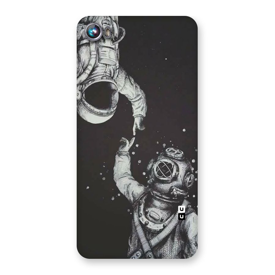 Space Meeting Back Case for Micromax Canvas Fire 4 A107