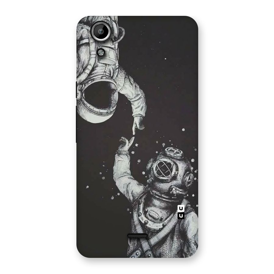 Space Meeting Back Case for Micromax Canvas Selfie Lens Q345