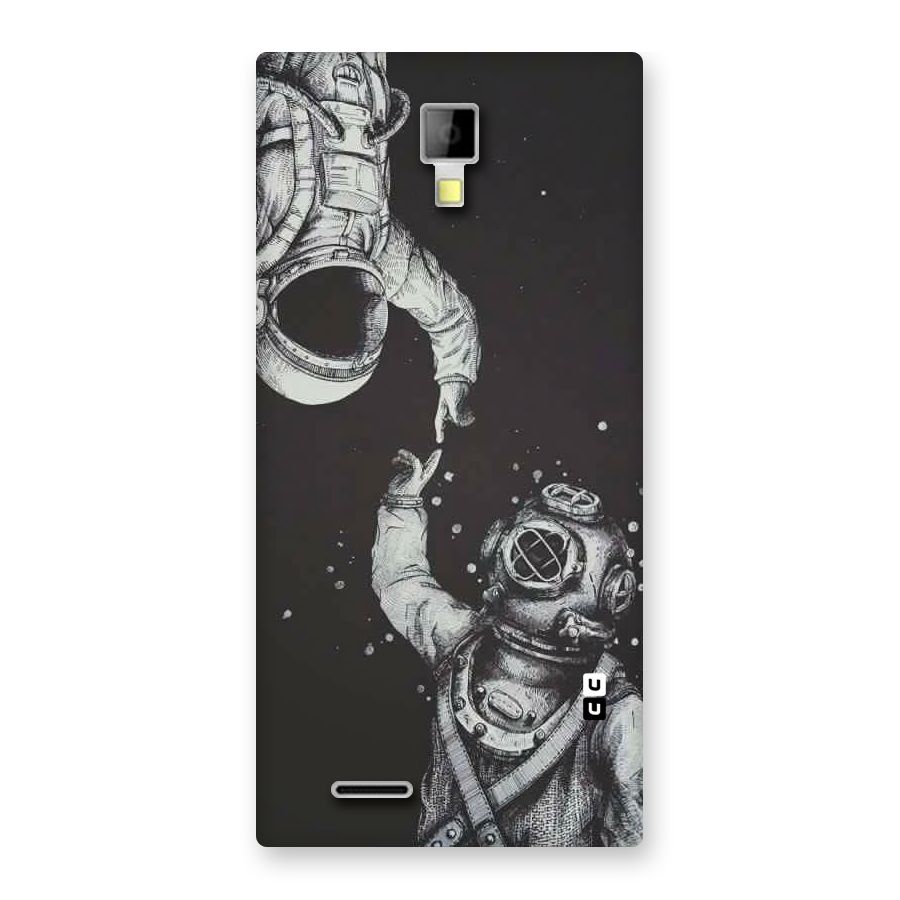 Space Meeting Back Case for Micromax Canvas Xpress A99